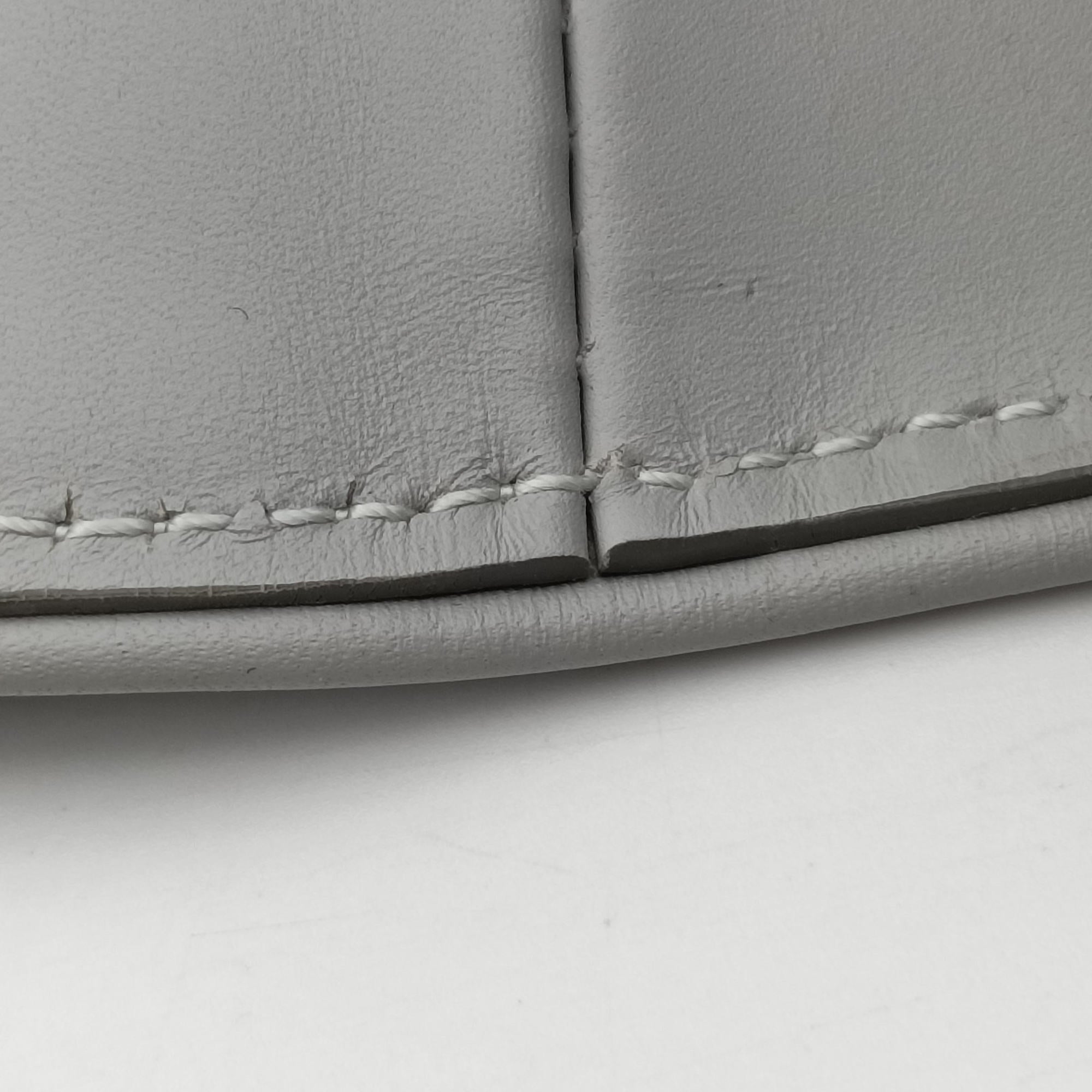 Pre-owned Christian Dior Saddle Grey PVC coated canvas × leather  crossbodybag | stylenewstar