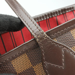 Pre-owned Louis Vuitton NEVERFULL MM EBENE Damier Canvas N51105 shoulderbag | stylenewstar