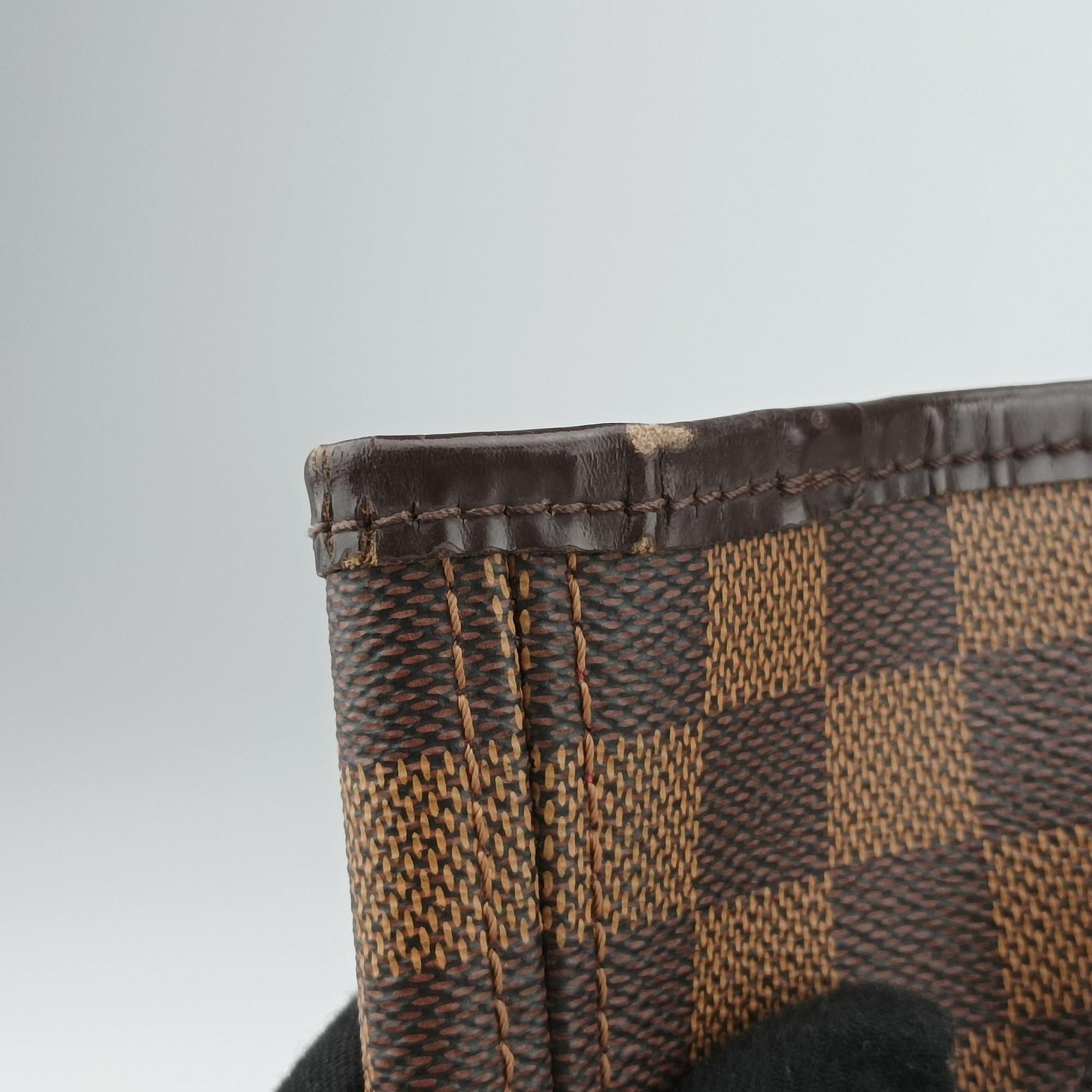 Pre-owned Louis Vuitton NEVERFULL MM EBENE Damier Canvas N51105 shoulderbag | stylenewstar
