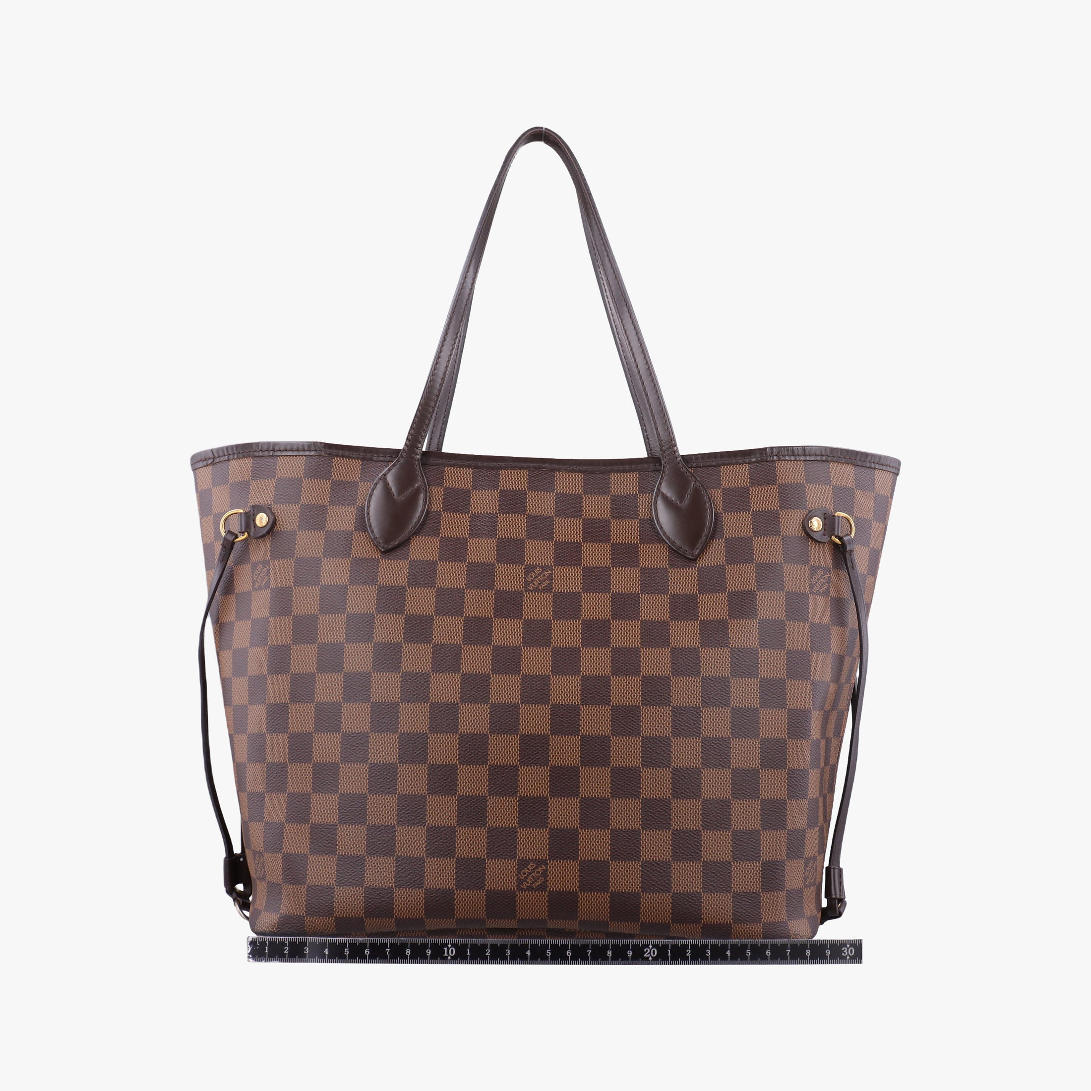Pre-owned Louis Vuitton NEVERFULL MM EBENE Damier Canvas N51105 shoulderbag | stylenewstar