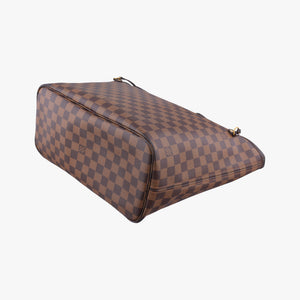 Pre-owned Louis Vuitton NEVERFULL MM EBENE Damier Canvas N51105 shoulderbag | stylenewstar