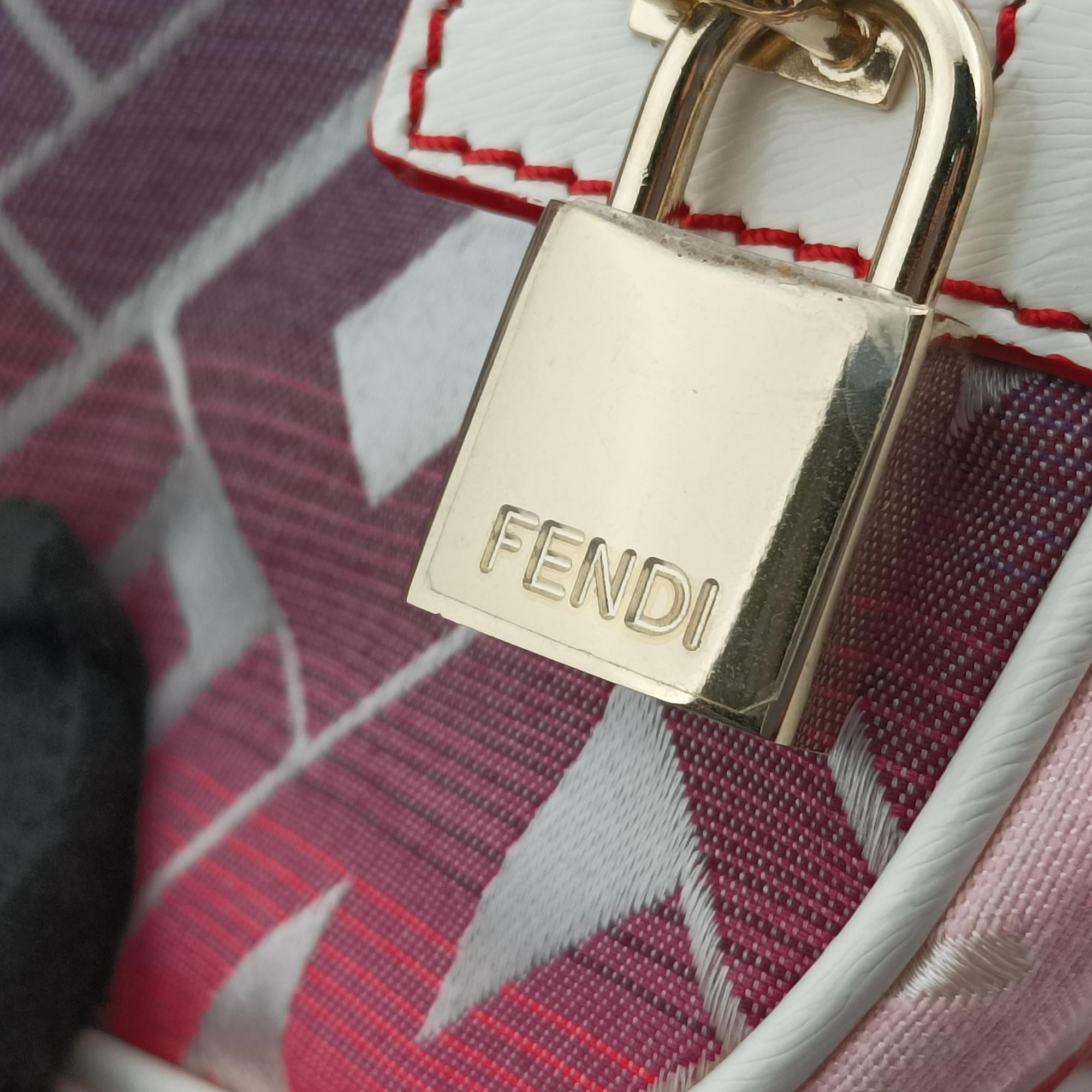 Secondhand Fendi Forever Gradient Print  Pink × Fuchsia Canvas × Leather 8BL068 handbag | stylenewstar