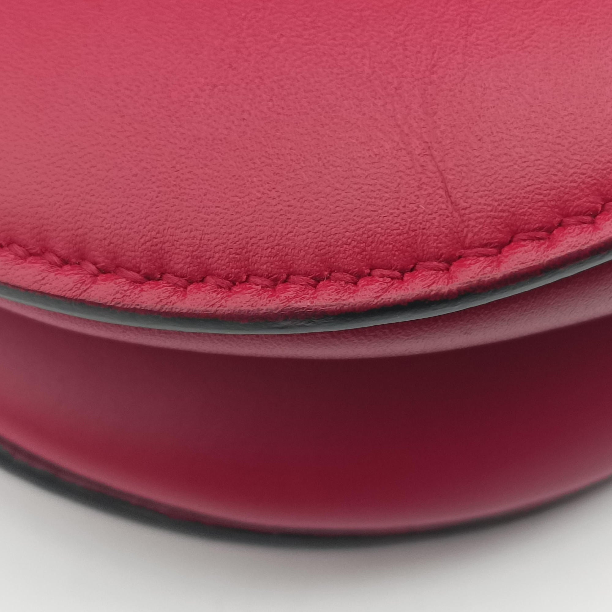 Pre-owned Christian Dior Saddle Red Leather  handbag | stylenewstar