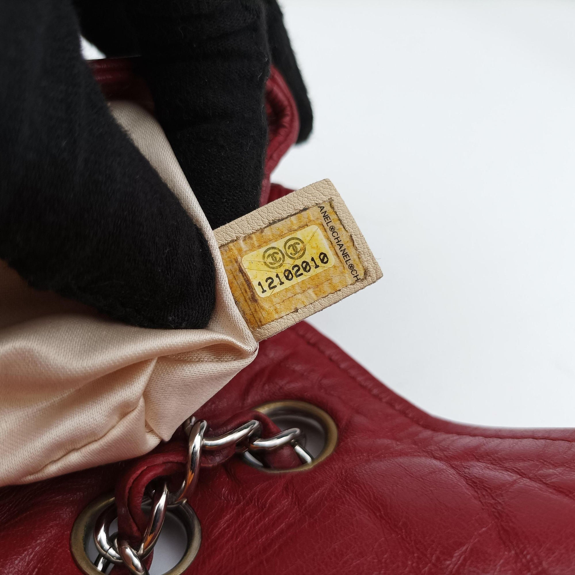 Pre-owned Chanel 2.55East West Red Leather A37691 shoulderbag | stylenewstar