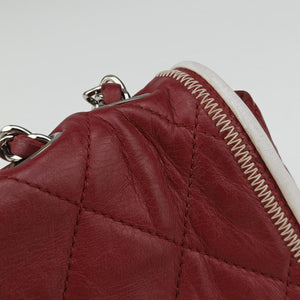 Pre-owned Chanel 2.55East West Red Leather A37691 shoulderbag | stylenewstar