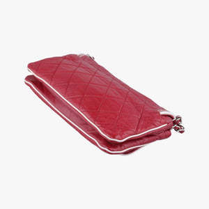 Pre-owned Chanel 2.55East West Red Leather A37691 shoulderbag | stylenewstar