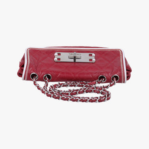 Pre-owned Chanel 2.55East West Red Leather A37691 shoulderbag | stylenewstar