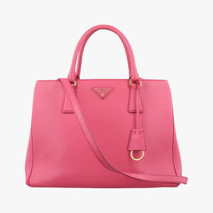 Pre-owned Prada Galleria Pink SAFFIANO Leather BN1786 shoulderbag | stylenewstar