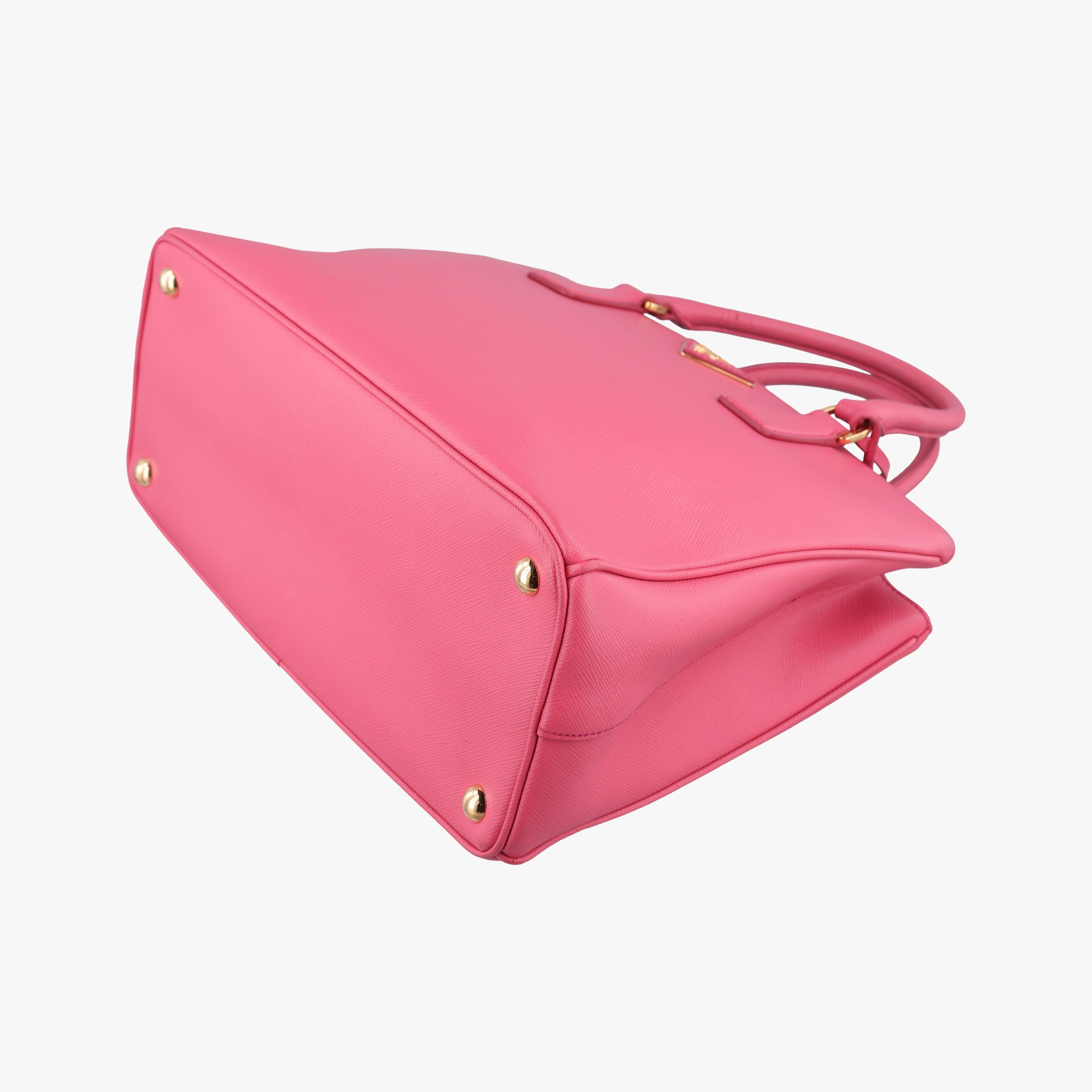 Pre-owned Prada Galleria Pink SAFFIANO Leather BN1786 shoulderbag | stylenewstar