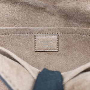 Pre-owned Louis Vuitton MARIGNAN brown×SESAME Monogram Canvas×calf leather M44257 shoulderbag | stylenewstar