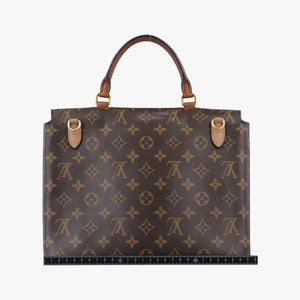 Pre-owned Louis Vuitton MARIGNAN brown×SESAME Monogram Canvas×calf leather M44257 shoulderbag | stylenewstar