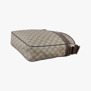 Pre-owned Gucci GG Imprime Messenger Beige×Brown PVC coated canvas×Leather 201448 shoulderbag | stylenewstar