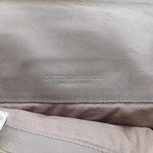 Pre-owned Bottega Veneta Intrecciato Shopper Acatl Brown lambskin  handbag | stylenewstar