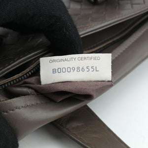 Pre-owned Bottega Veneta Intrecciato Shopper Acatl Brown lambskin  handbag | stylenewstar