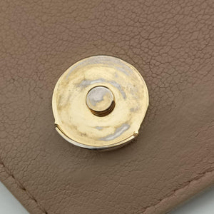 Pre-owned Yves Saint Laurent COLLEGE Beige Leather 600279 shoulderbag | stylenewstar