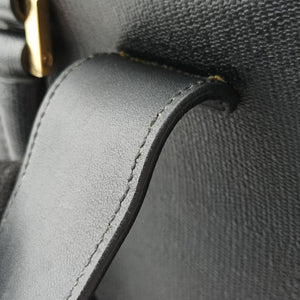Pre-owned Yves Saint Laurent Y Ligne Petit Cabas Black Leather 370697 shoulderbag | stylenewstar