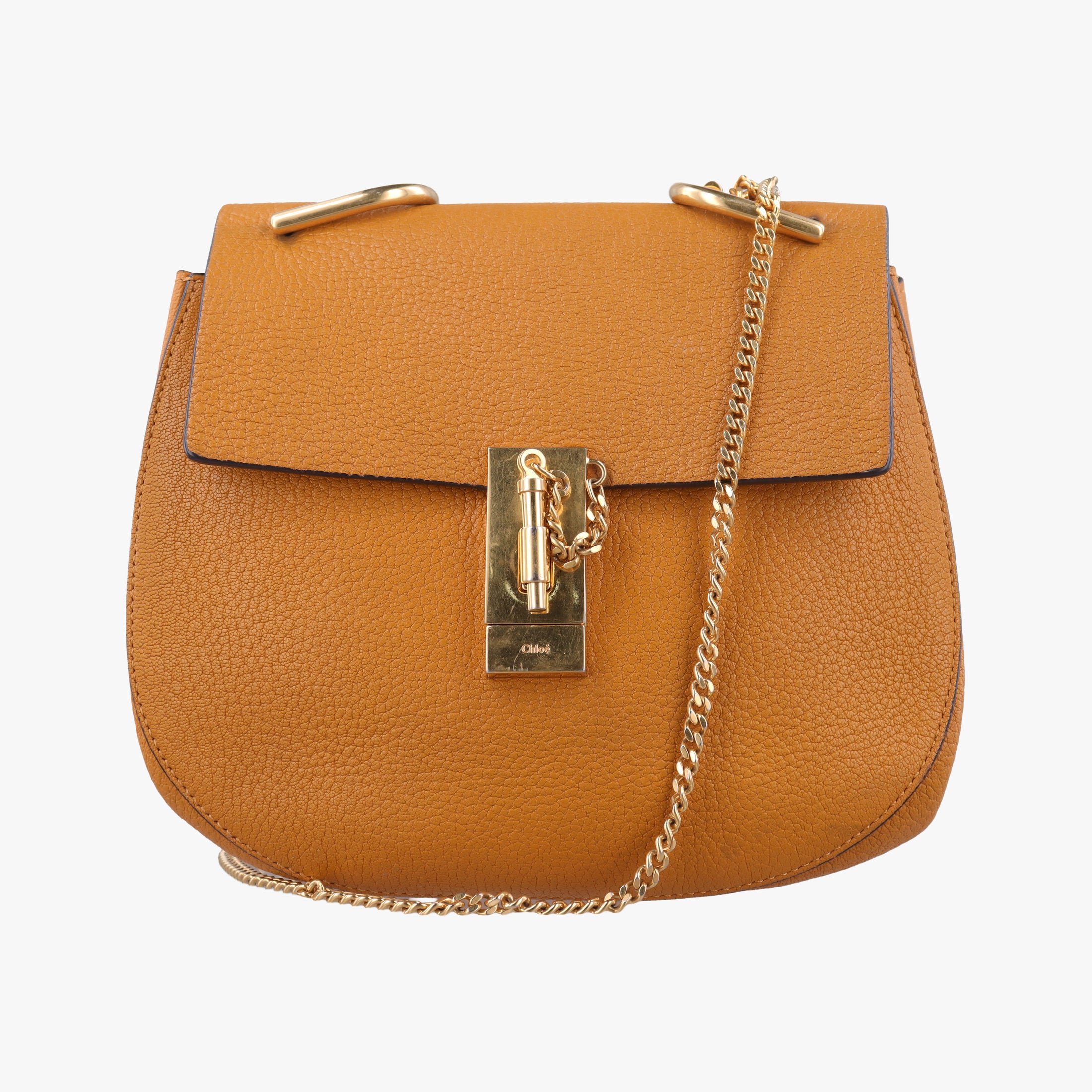 Pre-owned Chloe DREW Yellow Leather  shoulderbag | stylenewstar