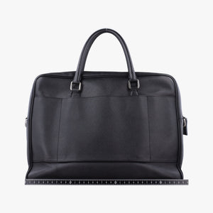 Pre-owned Prada Business Briefcase Black SAFFIANO Leather 2VE011 handbag | stylenewstar