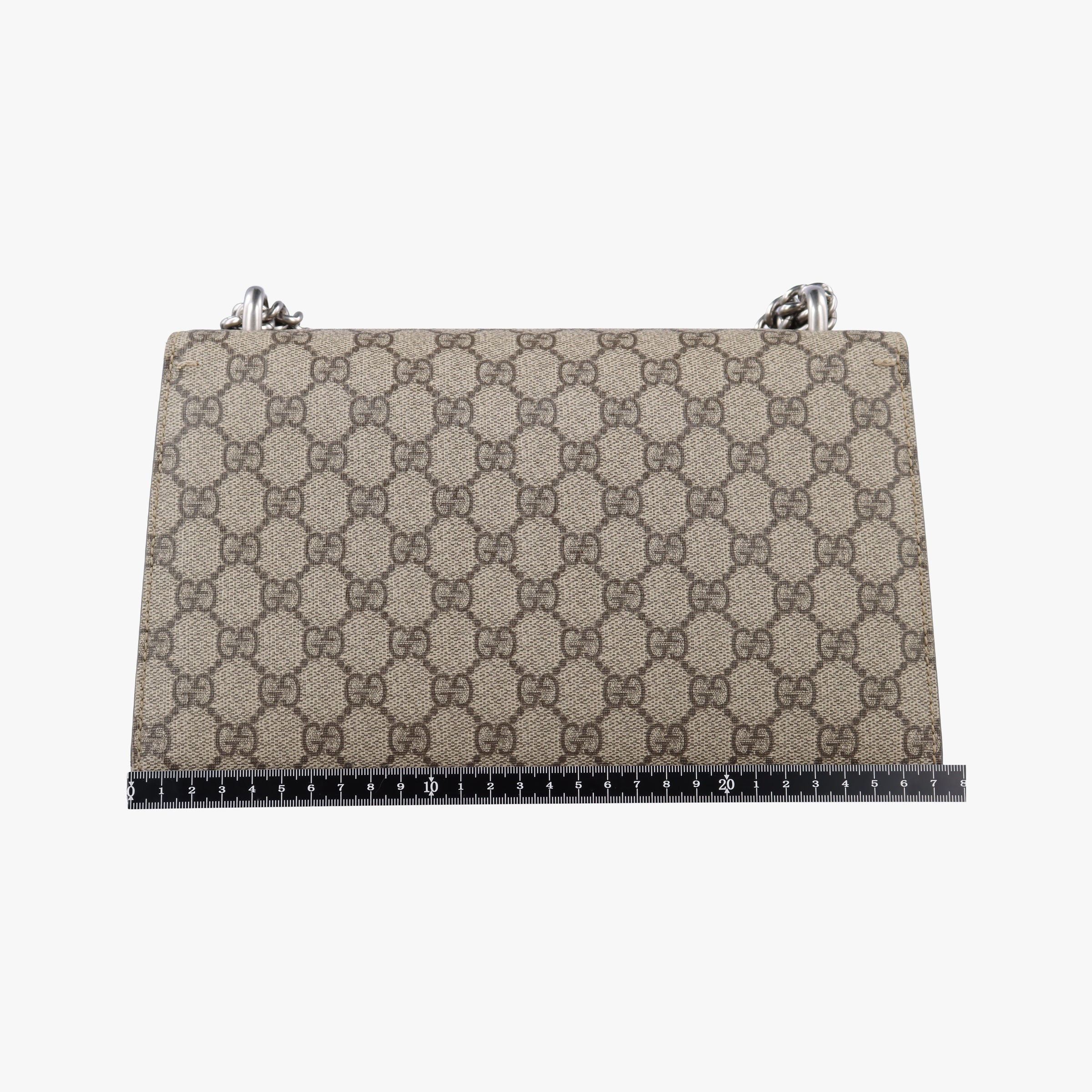 Pre-owned Gucci Dionysus beige×red PVC coated canvas × suede 400249 shoulderbag | stylenewstar