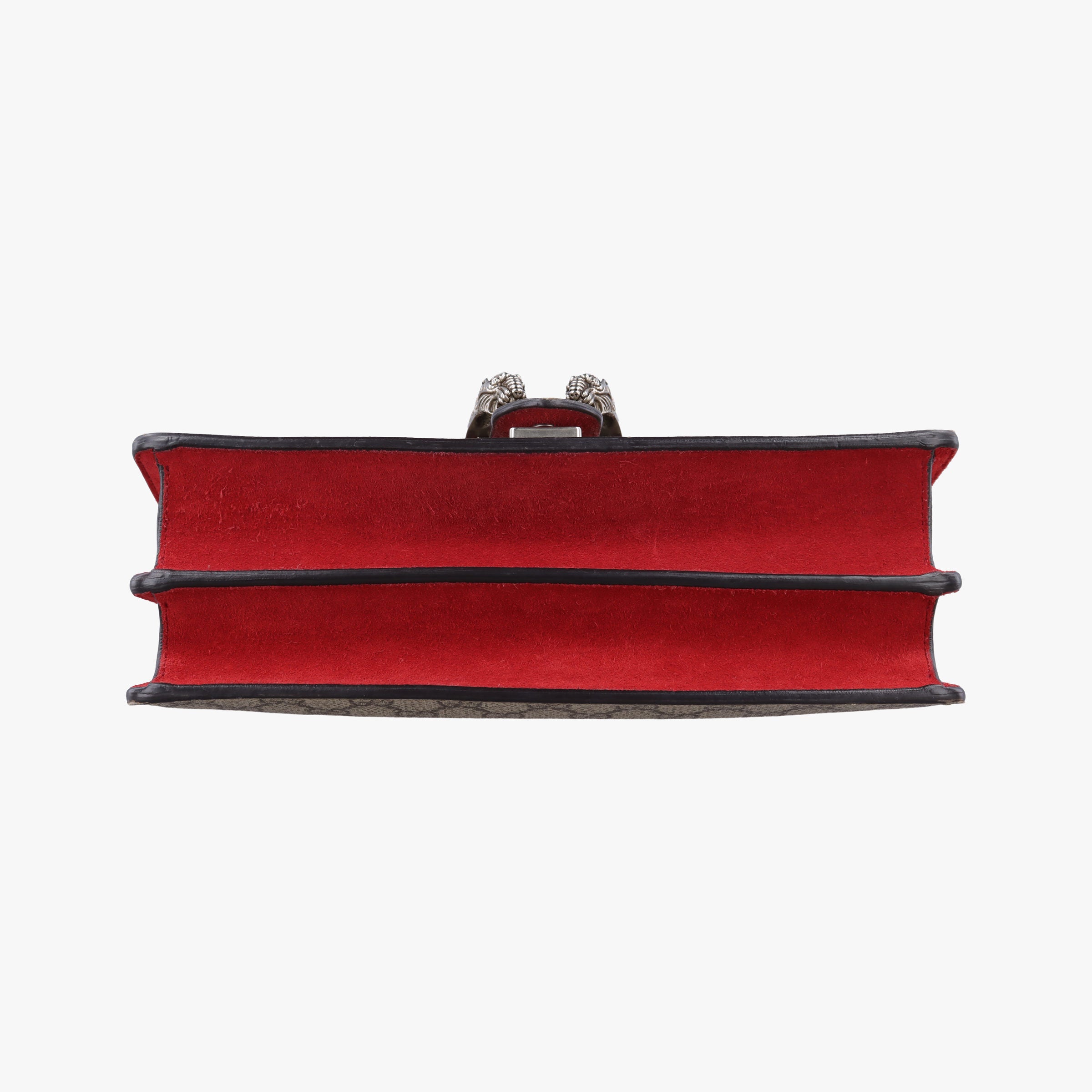 Pre-owned Gucci Dionysus beige×red PVC coated canvas × suede 400249 shoulderbag | stylenewstar