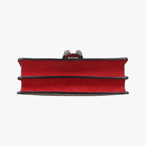Pre-owned Gucci Dionysus beige×red PVC coated canvas × suede 400249 shoulderbag | stylenewstar