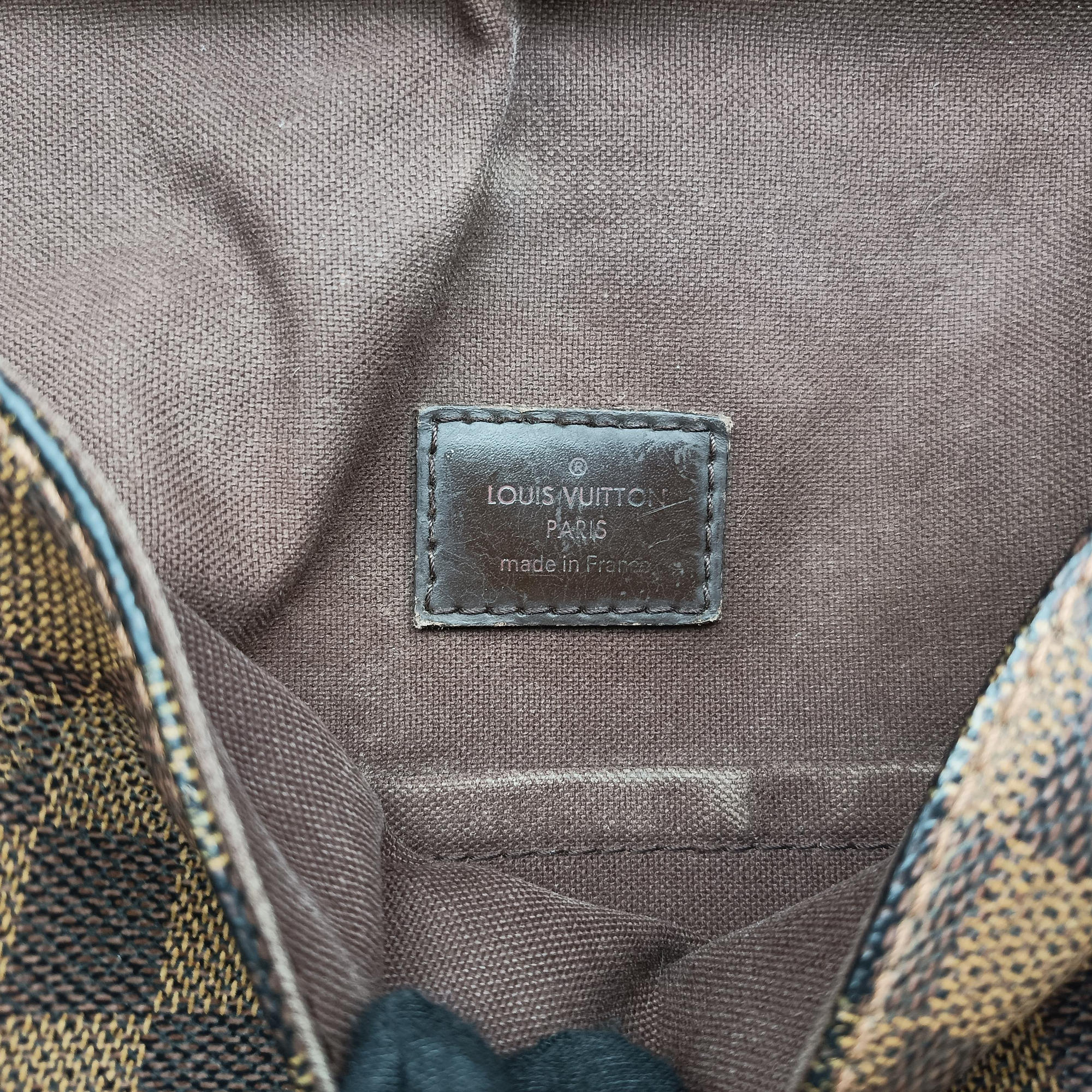 Pre-owned Louis Vuitton BROOKLYN PM EBENE Damier Canvas N51210 shoulderbag | stylenewstar