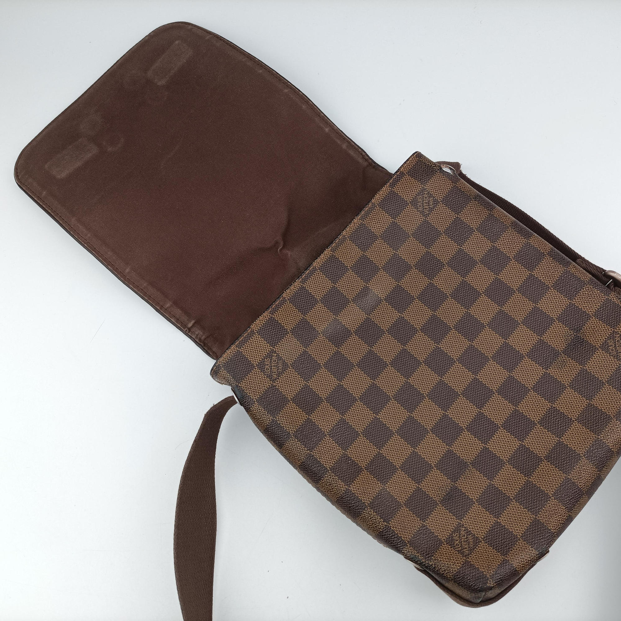 Pre-owned Louis Vuitton BROOKLYN PM EBENE Damier Canvas N51210 shoulderbag | stylenewstar