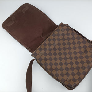 Pre-owned Louis Vuitton BROOKLYN PM EBENE Damier Canvas N51210 shoulderbag | stylenewstar