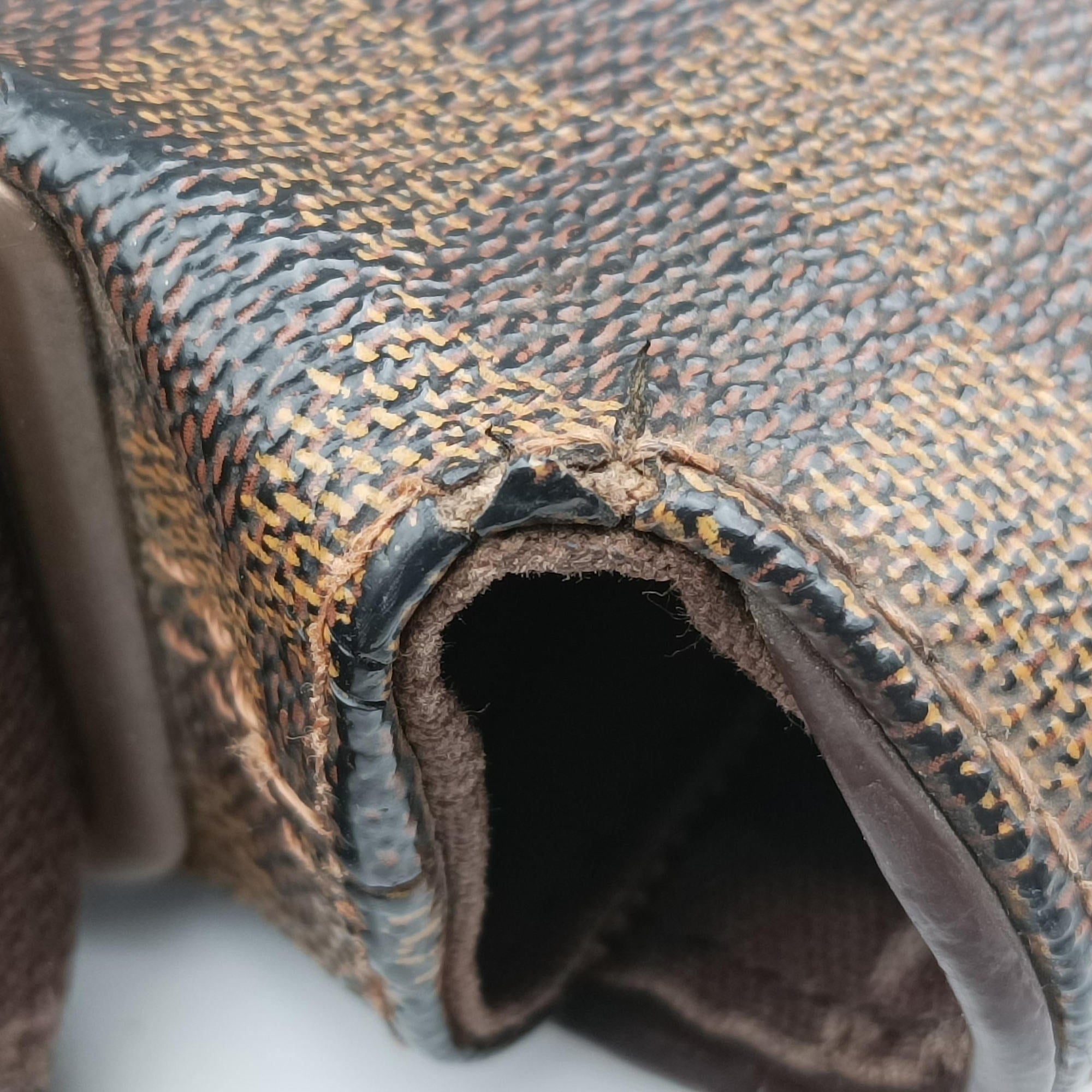 Pre-owned Louis Vuitton BROOKLYN PM EBENE Damier Canvas N51210 shoulderbag | stylenewstar