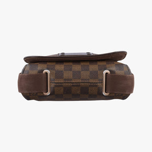 Pre-owned Louis Vuitton BROOKLYN PM EBENE Damier Canvas N51210 shoulderbag | stylenewstar