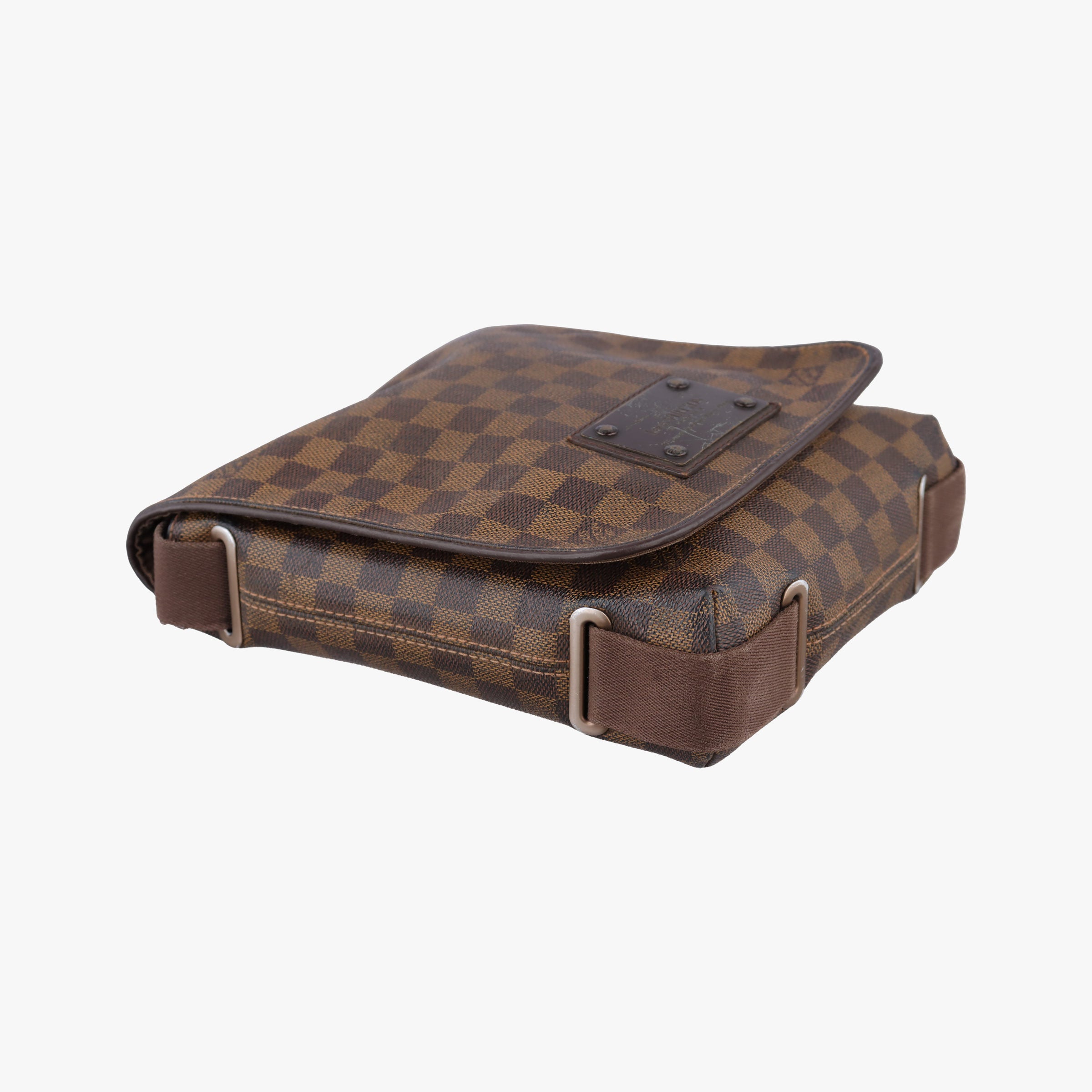 Pre-owned Louis Vuitton BROOKLYN PM EBENE Damier Canvas N51210 shoulderbag | stylenewstar