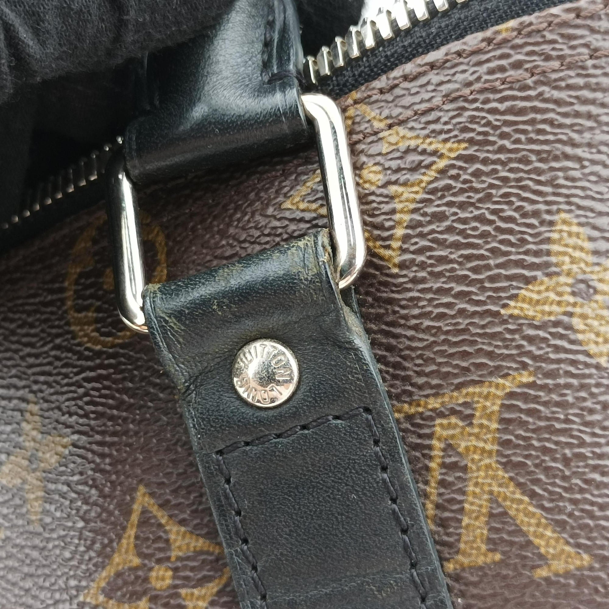 Pre-owned Louis Vuitton Keepall Bandouliere 45 Monogram Eclipse Monogram Eclipse Canvas M56711 shoulderbag | stylenewstar