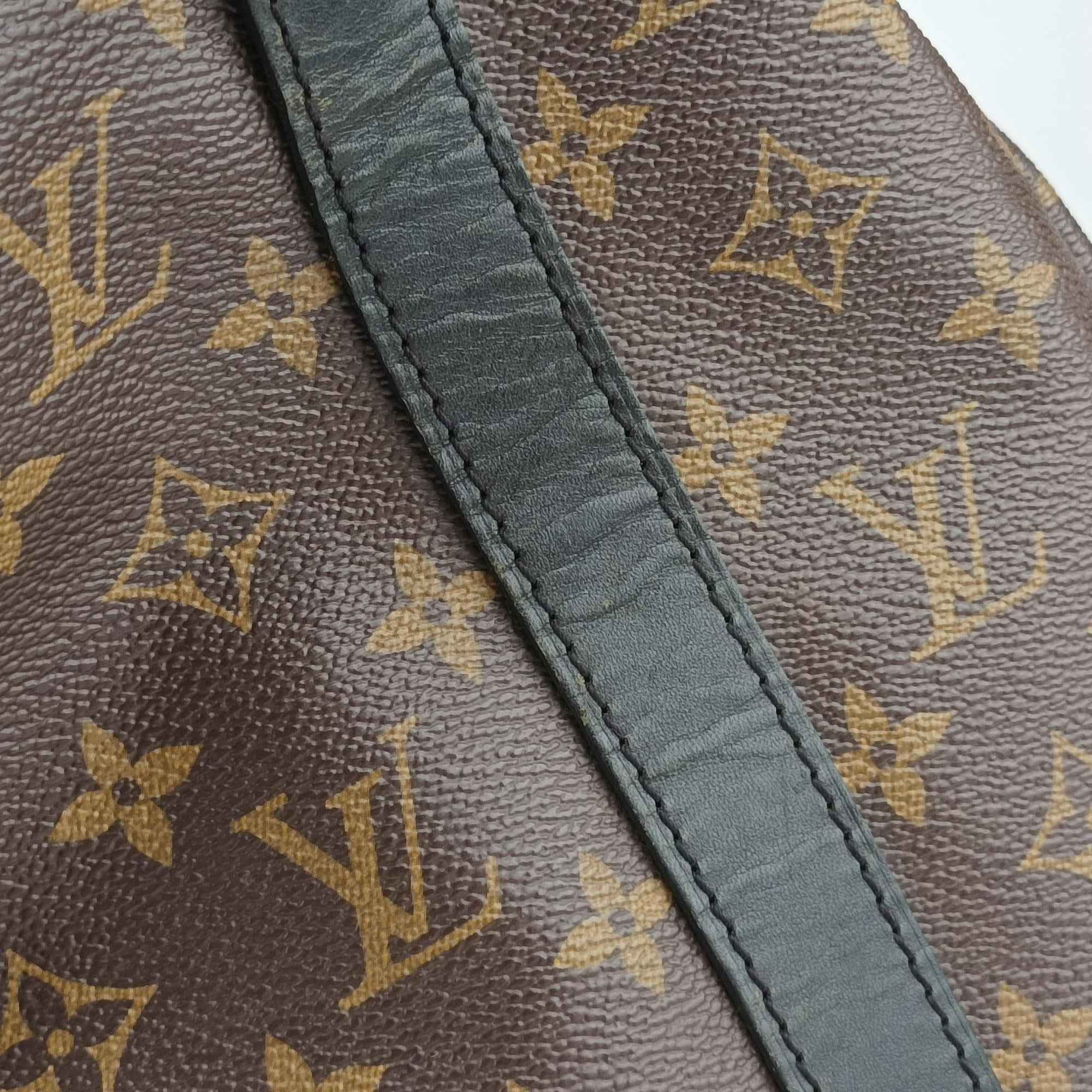 Pre-owned Louis Vuitton Keepall Bandouliere 45 Monogram Eclipse Monogram Eclipse Canvas M56711 shoulderbag | stylenewstar