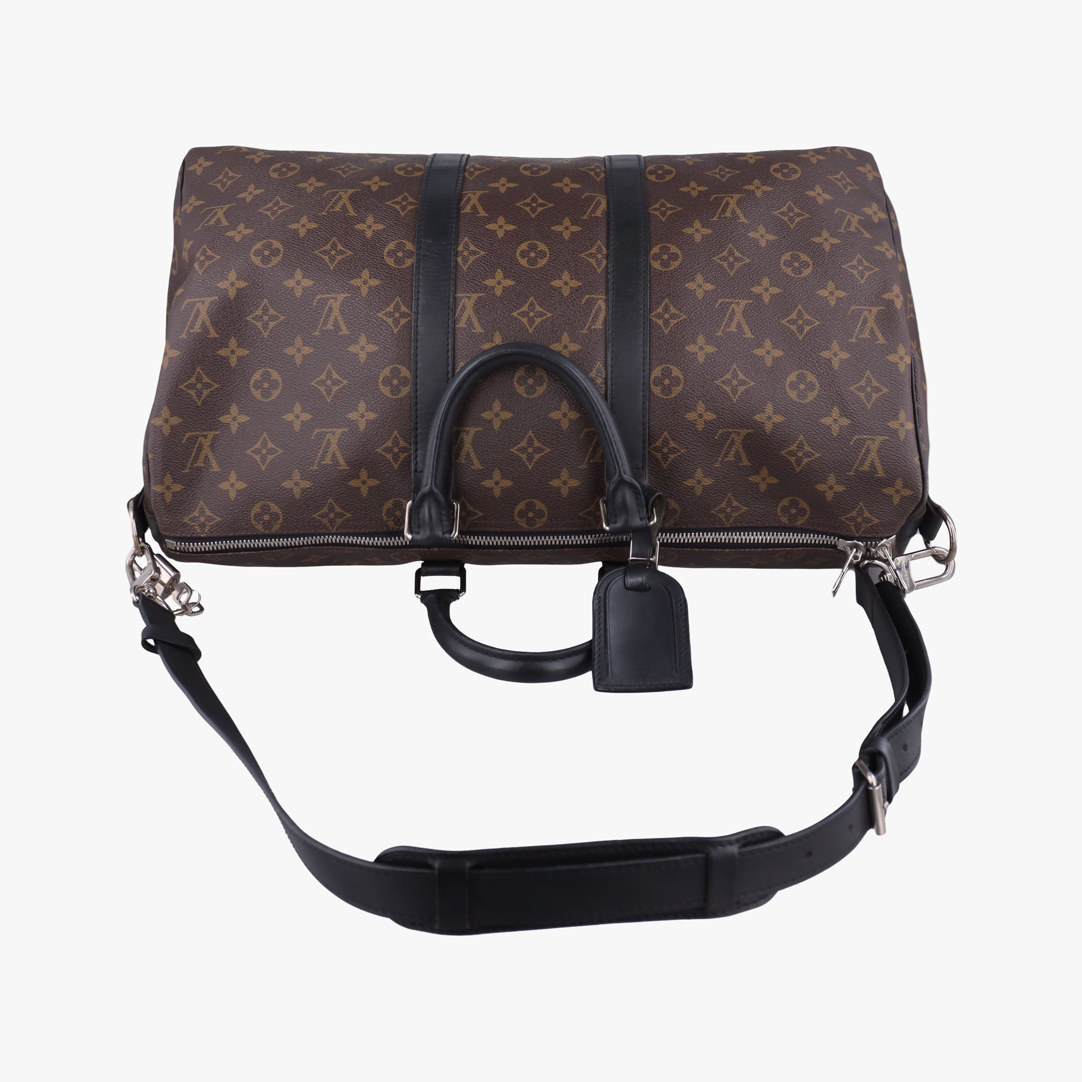 Pre-owned Louis Vuitton Keepall Bandouliere 45 Monogram Eclipse Monogram Eclipse Canvas M56711 shoulderbag | stylenewstar