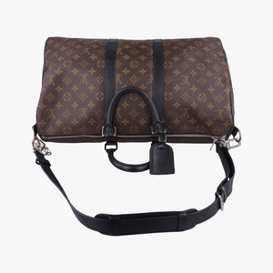 Pre-owned Louis Vuitton Keepall Bandouliere 45 Monogram Eclipse Monogram Eclipse Canvas M56711 shoulderbag | stylenewstar