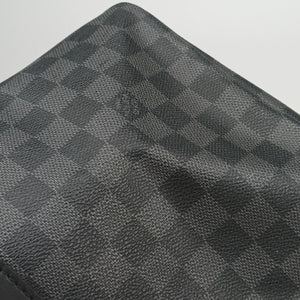 Pre-owned Louis Vuitton Keepall Bandouliere 45 Noir Damier Graphite N41418 shoulderbag | stylenewstar