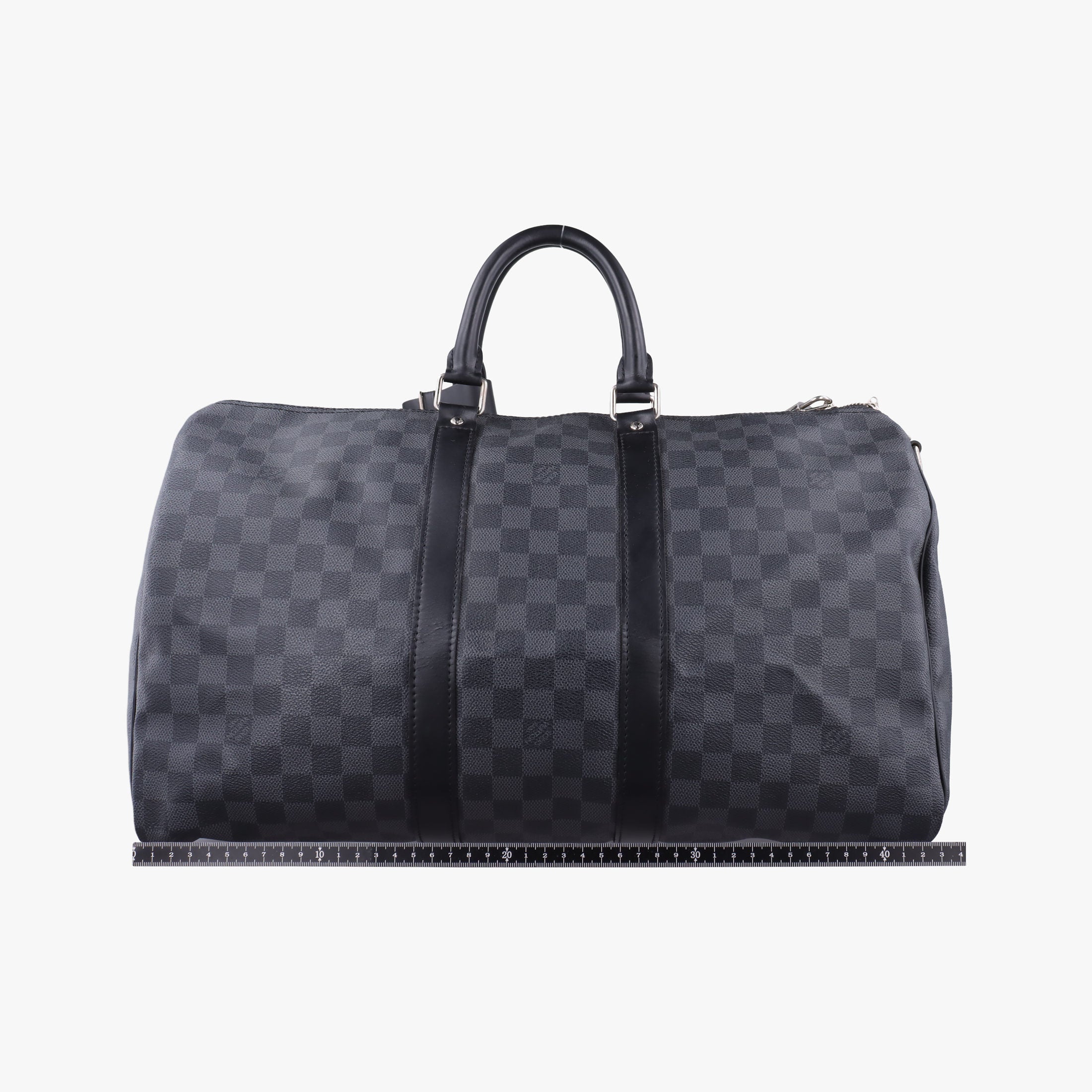 Pre-owned Louis Vuitton Keepall Bandouliere 45 Noir Damier Graphite N41418 shoulderbag | stylenewstar