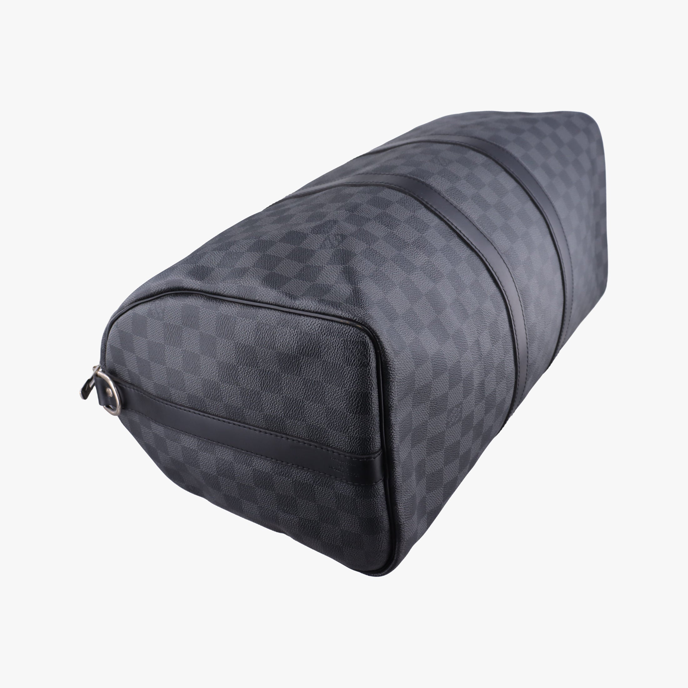 Pre-owned Louis Vuitton Keepall Bandouliere 45 Noir Damier Graphite N41418 shoulderbag | stylenewstar