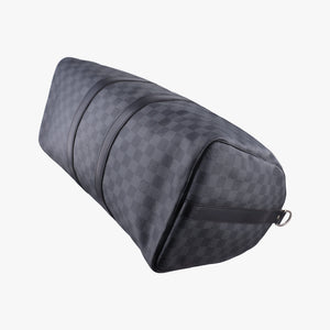 Pre-owned Louis Vuitton Keepall Bandouliere 45 Noir Damier Graphite N41418 shoulderbag | stylenewstar