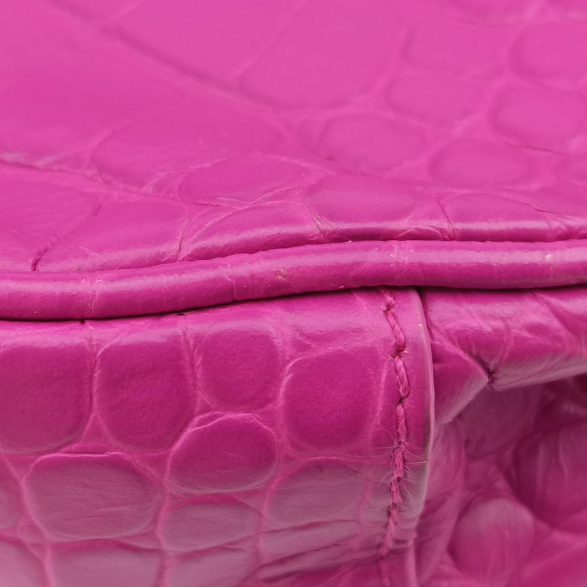 Pre-owned Balenciaga Le Cagole Pink Leather  shoulderbag | stylenewstar