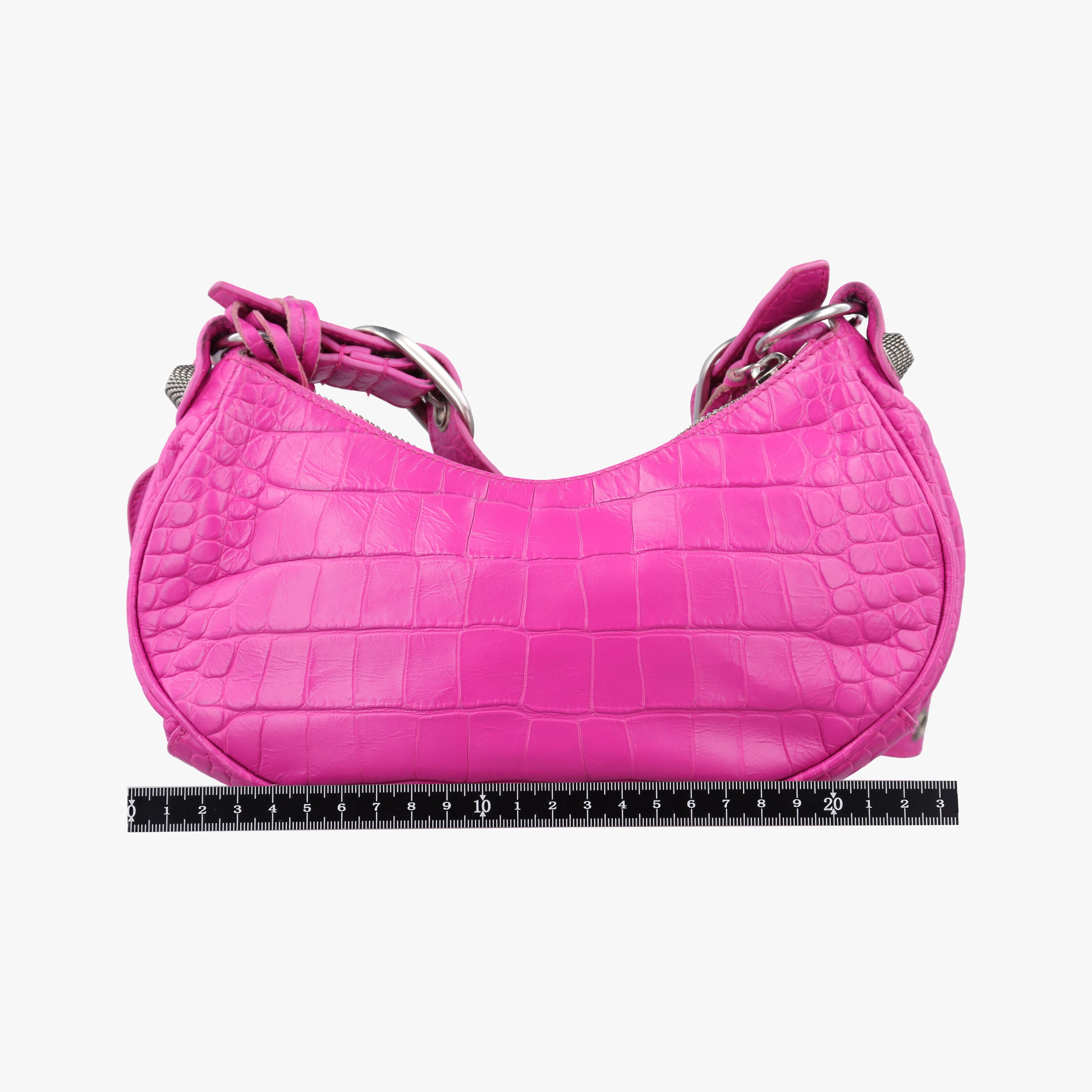 Pre-owned Balenciaga Le Cagole Pink Leather  shoulderbag | stylenewstar