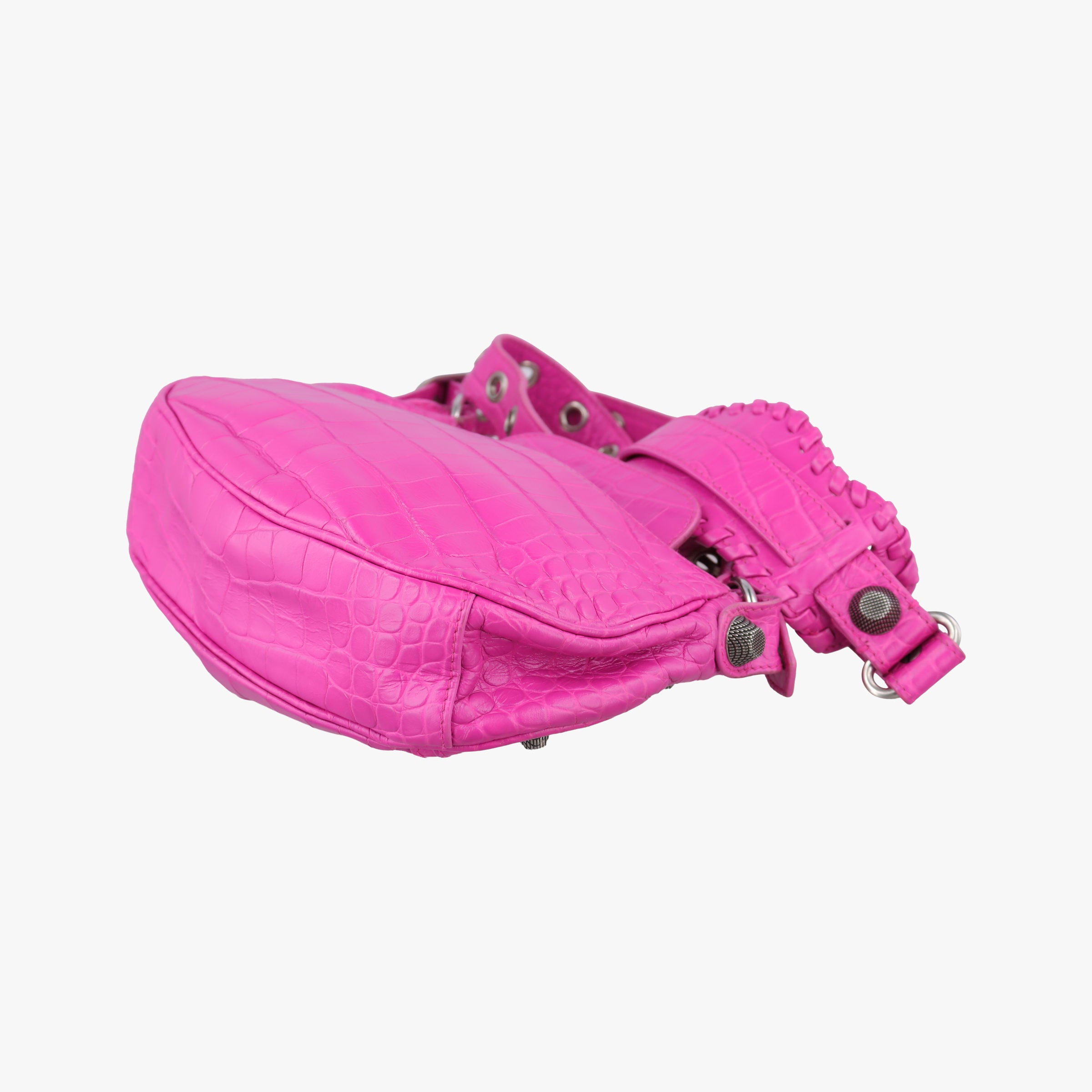 Pre-owned Balenciaga Le Cagole Pink Leather  shoulderbag | stylenewstar