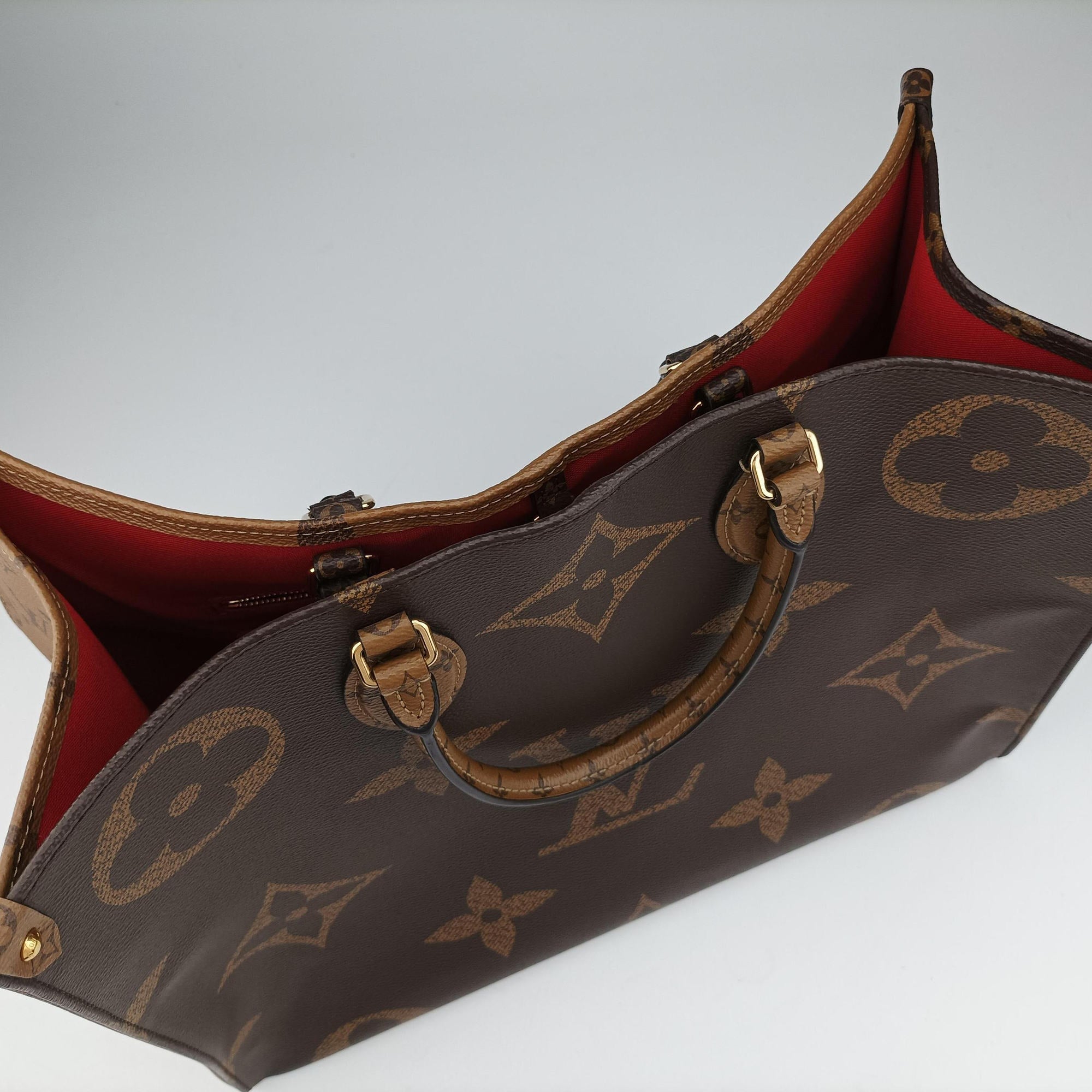 Pre-owned Louis Vuitton On the Go GM Brown Monogram Canvas M45320 shoulderbag | stylenewstar
