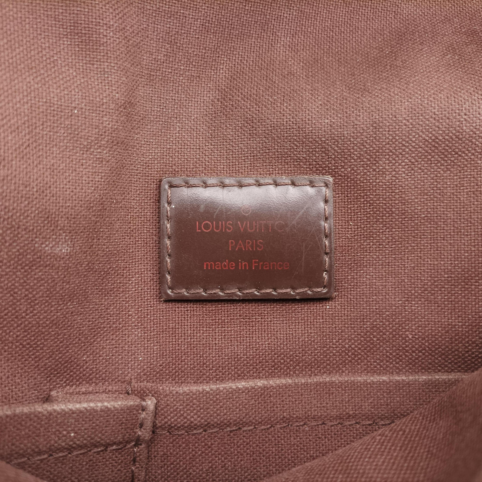 Vintage Louis Vuitton BROOKLYN PM EBENE Damier Canvas N51210 shoulderbag | stylenewstar