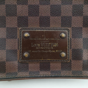 Vintage Louis Vuitton BROOKLYN PM EBENE Damier Canvas N51210 shoulderbag | stylenewstar
