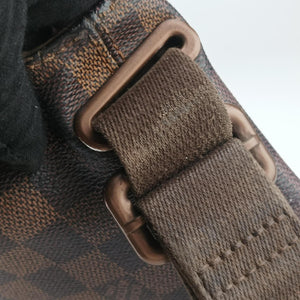 Vintage Louis Vuitton BROOKLYN PM EBENE Damier Canvas N51210 shoulderbag | stylenewstar