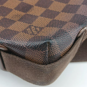 Vintage Louis Vuitton BROOKLYN PM EBENE Damier Canvas N51210 shoulderbag | stylenewstar