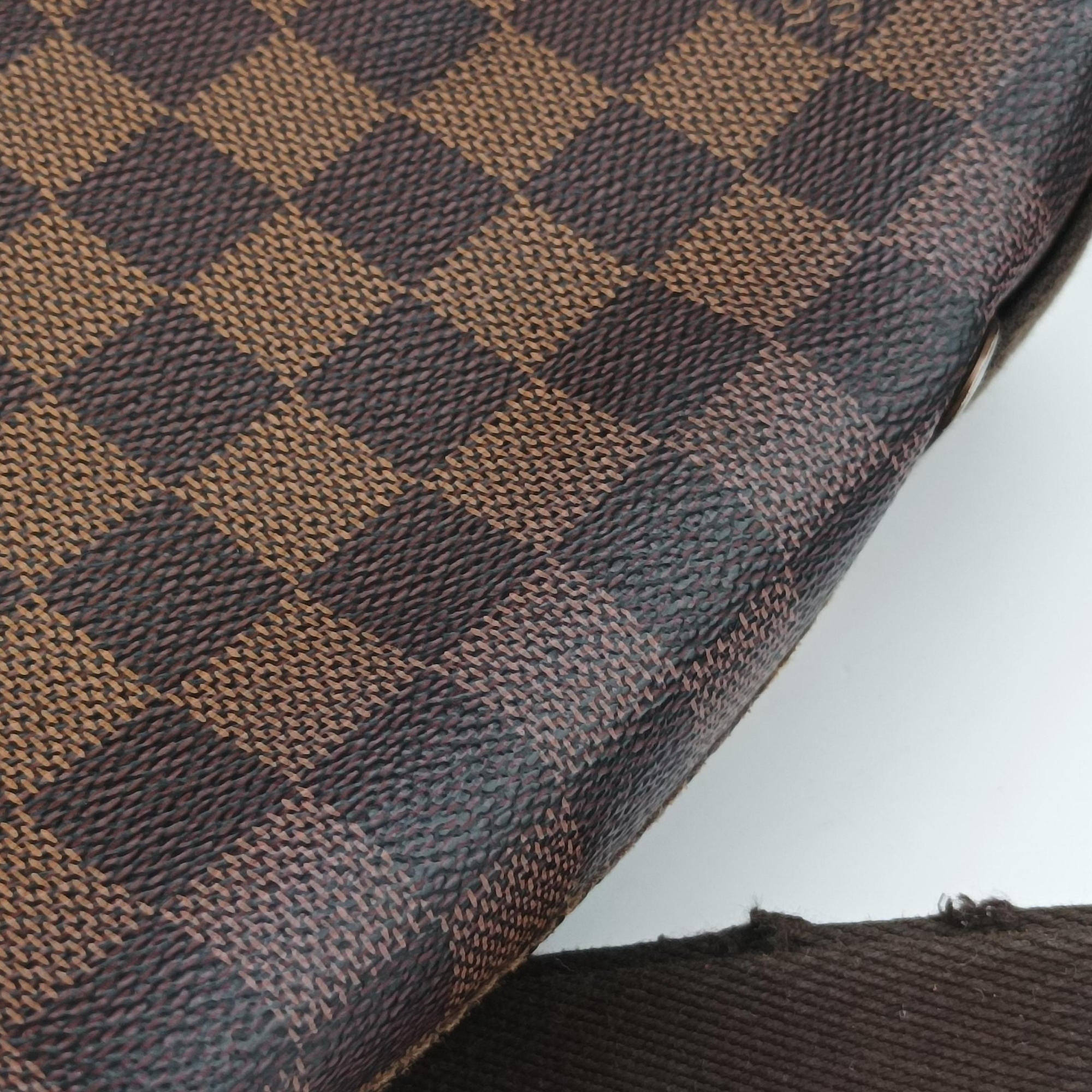 Vintage Louis Vuitton BROOKLYN PM EBENE Damier Canvas N51210 shoulderbag | stylenewstar