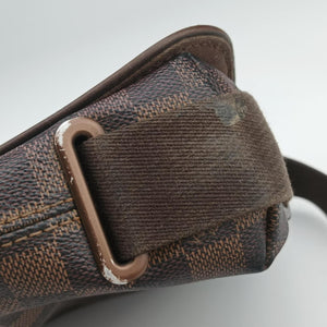 Vintage Louis Vuitton BROOKLYN PM EBENE Damier Canvas N51210 shoulderbag | stylenewstar