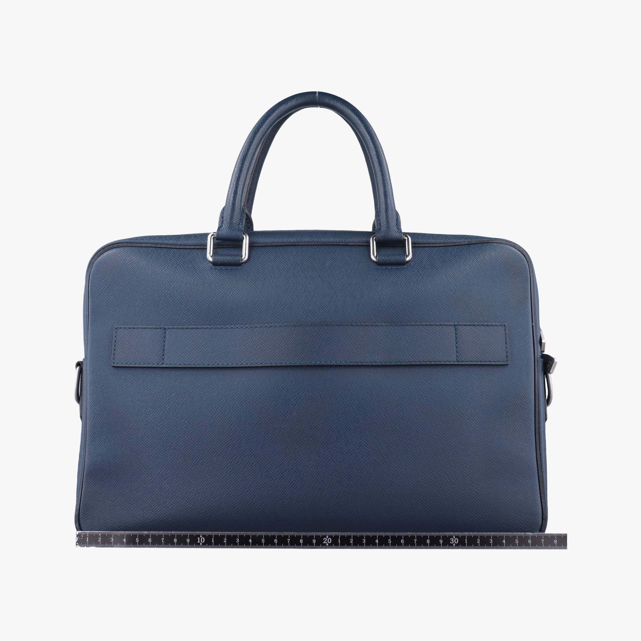 Vintage Louis Vuitton Porto Document Business MM Navy Taiga M32705 handbag | stylenewstar
